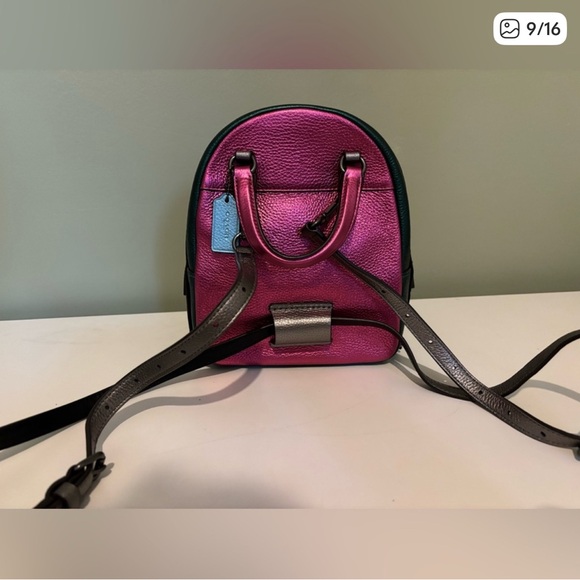 backpack to travel with Hot Springs patent leather in document pouch with $200-$300 Size:12.0